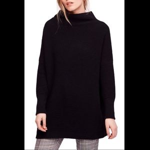 Free People Ottoman Ribbed Chunky Tunic Sweater M